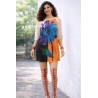 Multicolor Floral Print Women’s T-Shirt Dress | Stylish Casual Outfit