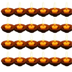 Buy Cow Dung Diyas Online – Eco-Friendly Lamps for Puja & Diwali