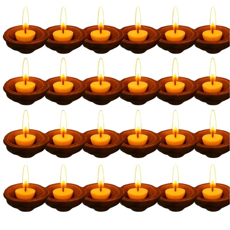 Buy Cow Dung Diyas Online – Eco-Friendly Lamps for Puja & Diwali