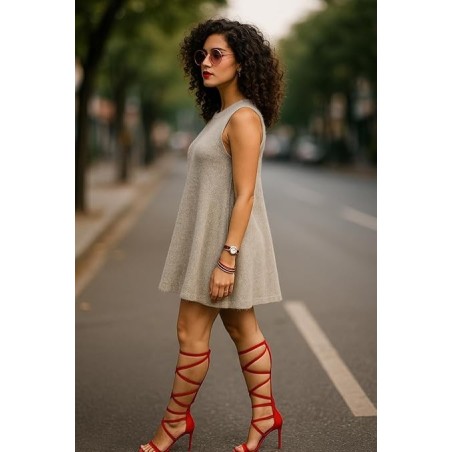Women’s Sleeveless A-Line Mini Dress | Casual Flared Skater Dress for Summer
