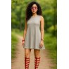 Women’s Sleeveless A-Line Mini Dress | Casual Flared Skater Dress for Summer